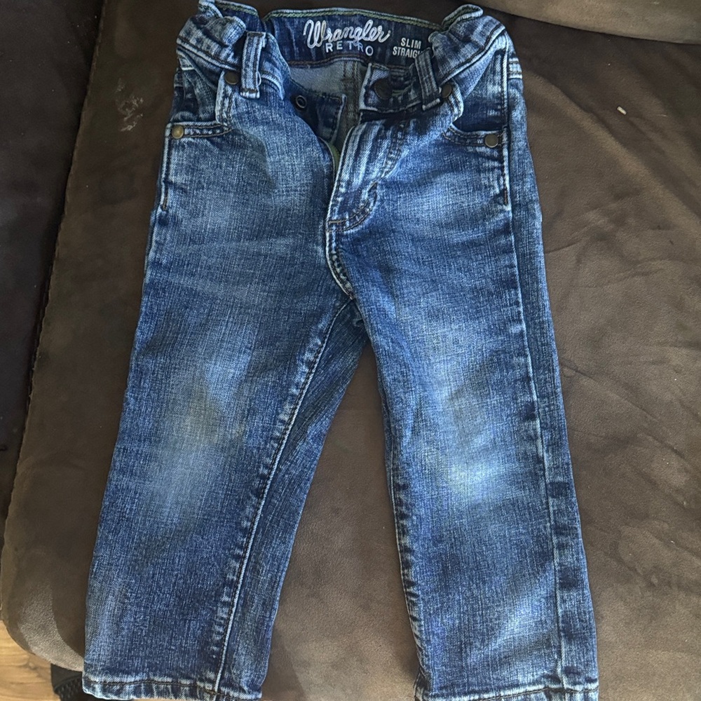 Wrangler Kids Denim Blue Jeans